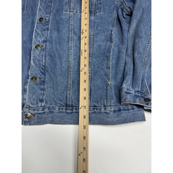 90s Riviera Hotel & Casino Denim Trucker Jacket Las Vegas Embroidered Size 2XL - Picture 5 of 10